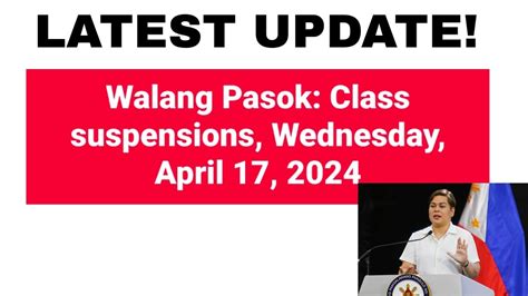 news walang pasok memes|Walang Pasok: Class suspensions for April 24 due to hot weather.